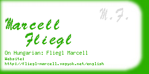 marcell fliegl business card